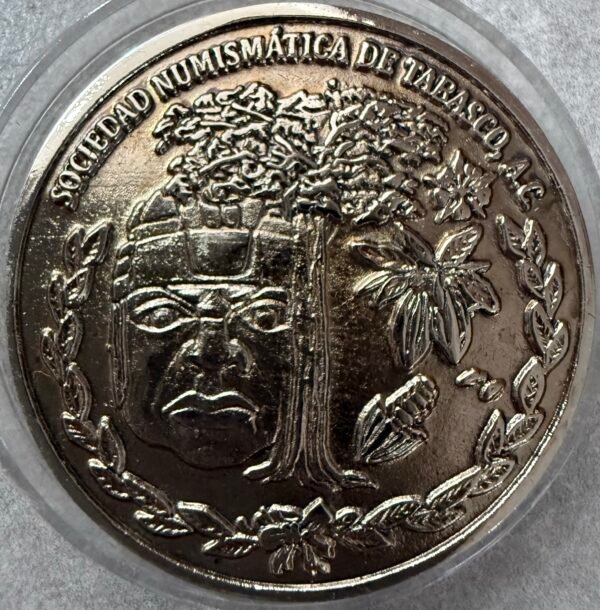Medalla 1a Convención Numismatica de Tabasco, 2023 - Image 3