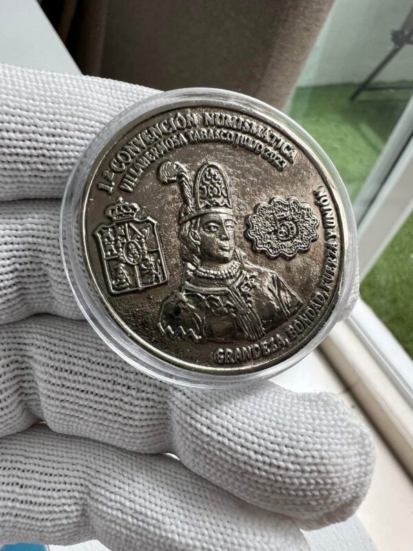 Medalla 1a Convención Numismatica de Tabasco, 2023 - Image 7