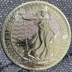 1 Onza Plata Pura 999 Britannia 2022