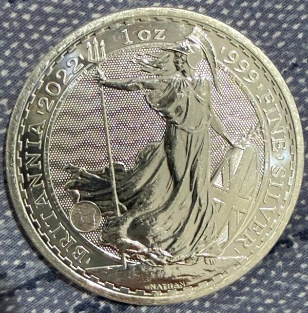 1 Onza Plata Pura 999 Britannia 2022