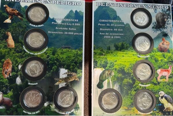 Colección Completa Animales en Peligro de extinción en México 2000-2001