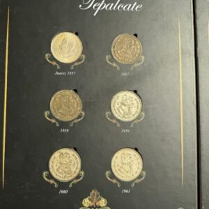 Colección Completa Pesos Tepalcate 1957-1967 Plata 0.100