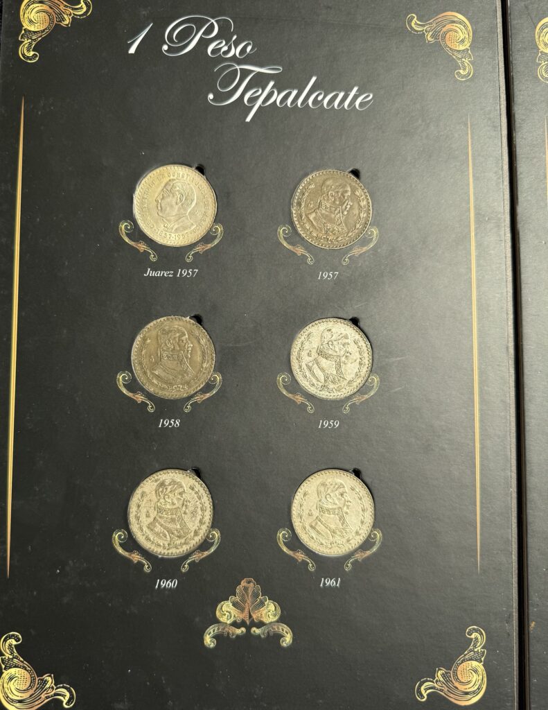 Inicio TodoPrecio.com 38 Colección Completa Pesos Tepalcate 1957-1967 Plata 0.100