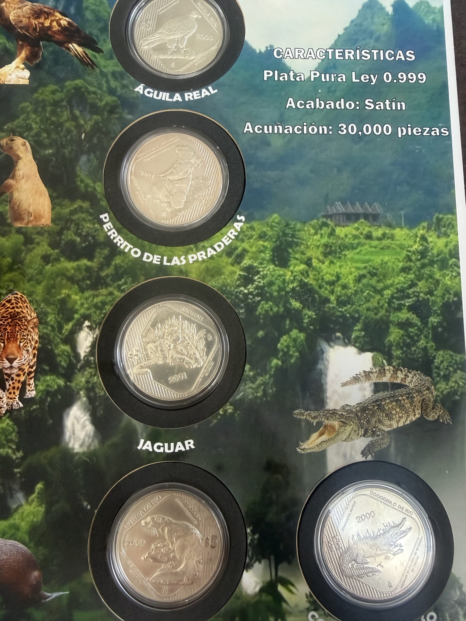 Colección Completa Animales en Peligro de extinción en México 2000-2001 3 img 8570