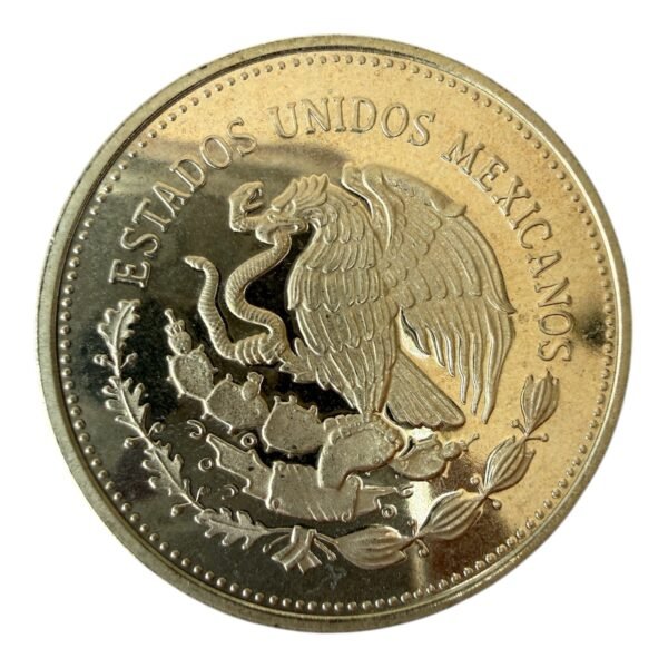 Moneda 500 Pesos 1985 Plata .925 – 75 Aniversario Revolución - Image 2