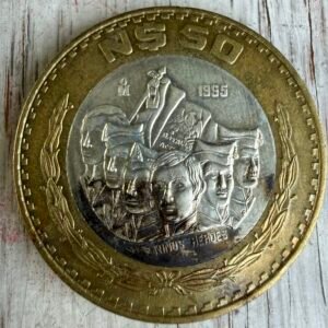 50 Nuevos Pesos 1995 N$50 Plata .925 Niños Héroes | Fecha Clave