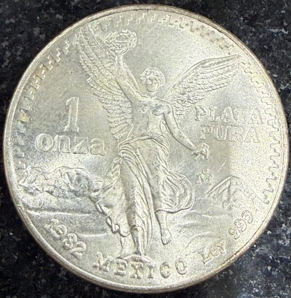Onza Libertad 1982 Plata 999 Primer Año