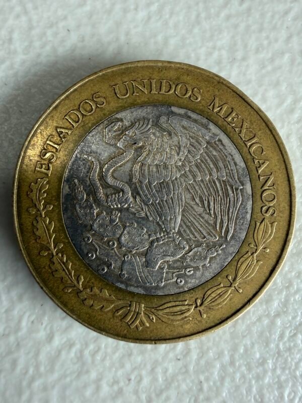 100 Pesos Distrito Federal 2005 Primera Fase Plata - Image 3