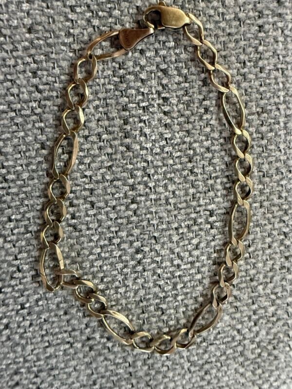 Pulsera Fígaro 3x1 Oro 10K