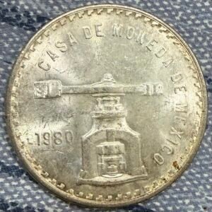 Onza Troy 1980/9 Plata .925 Sobre fecha | Rara