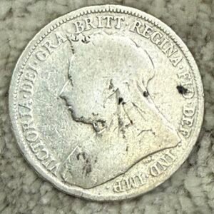 1 Shillings Florin 1901- Reina Victoria Plata .925 | Reino Unido