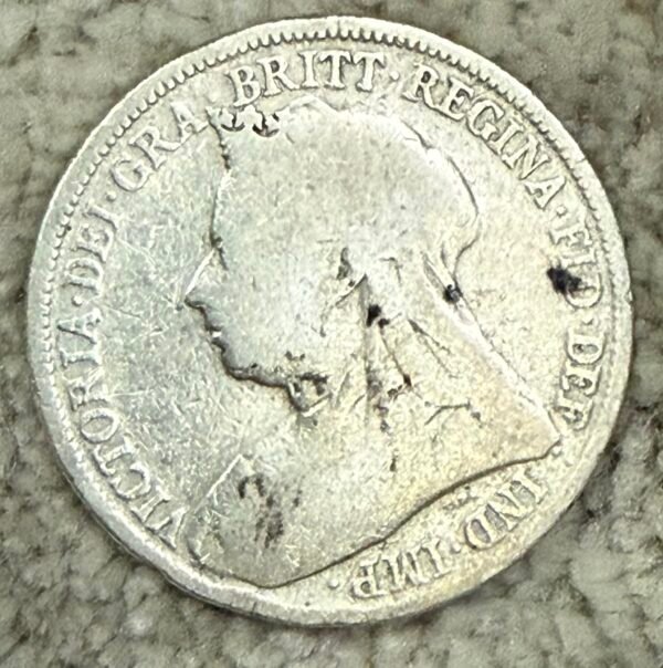 1 Shillings Florin 1901- Reina Victoria Plata .925 | Reino Unido