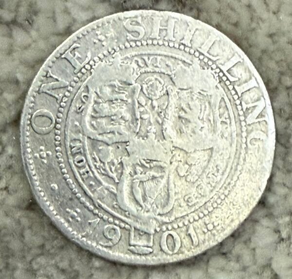 1 Shillings Florin 1901- Reina Victoria Plata .925 | Reino Unido - Image 2