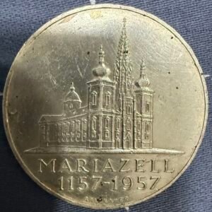 25 Schilling Chelines 800 Aniversario Mariazell Basílica Plata 0.800 | Austria