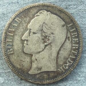 5 Bolívares 1902 Plata Ley 0.900 | Venezuela