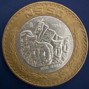50 Nuevos Pesos 1994 Plata .925 Niños Héroes | Escasa