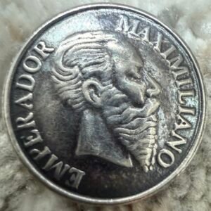 Lagrimita Emperador Maximiliano Imperio Mexicano Plata