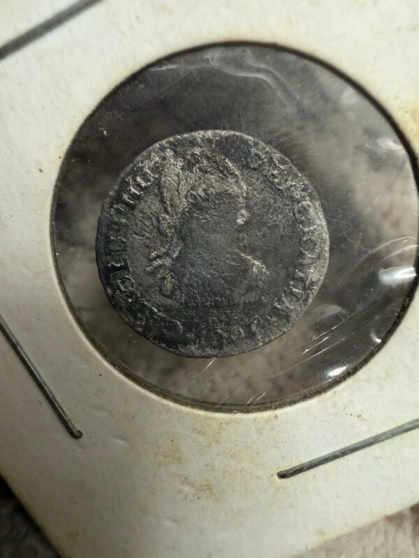 1/2 Real Carolus llll 1807 TH Mo. Plata 0.903 | Tesoro Enterrado