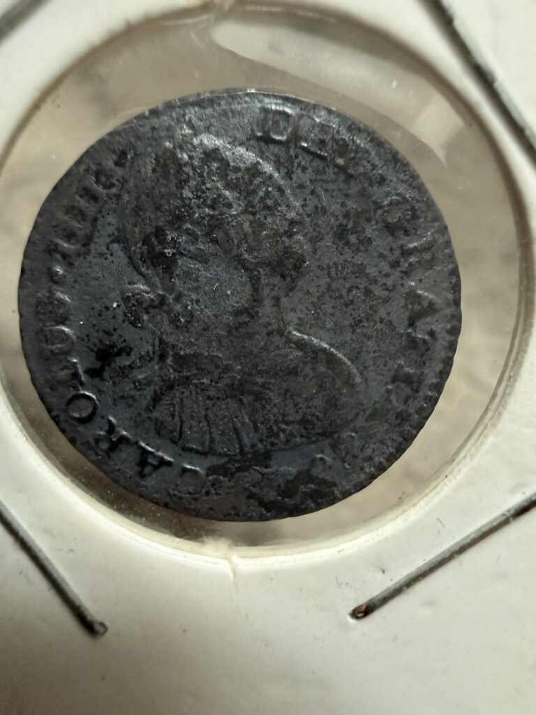 Inicio TodoPrecio.com 22 Medio Real Carolus llll 1807 TH Mo. Plata 0.903 | Tesoro Enterrado