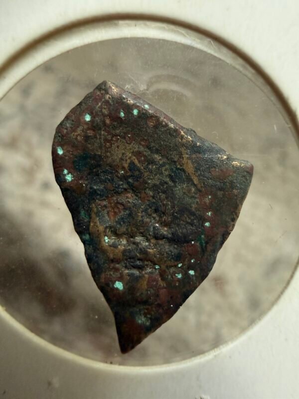 Macuquina Cruz de Jerusalén Plata México Año 1600s