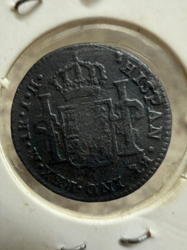 1 Real Carolus llll 1807 TH Plata 0.903 | Tesoro Enterrado - Image 3