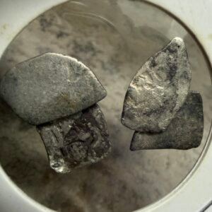 Lote 4 Macuquinas México Siglo XVII Plata | Hechas a Martillo