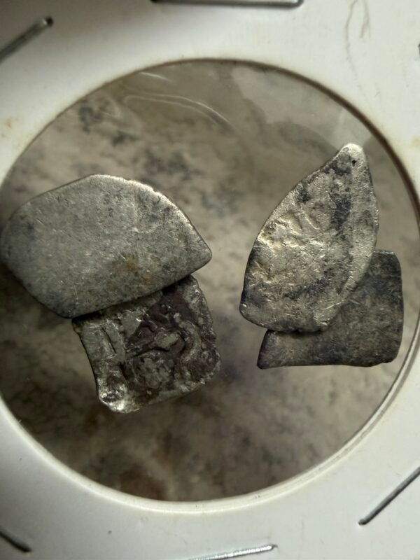 Lote 4 Macuquinas México Siglo XVII Plata | Hechas a Martillo