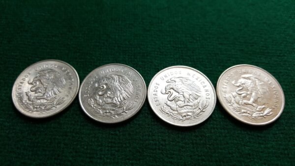 Colección Completa 25 Centavos Balancita 1950-1953 Plata 0.300 - Image 2