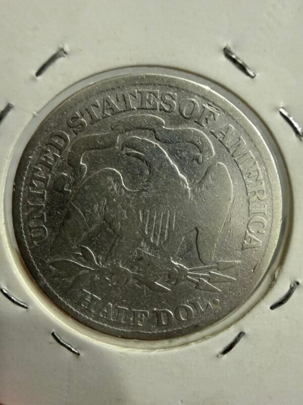 50 Centavos Dólar 1877 Plata 0.900 | USA - Image 2