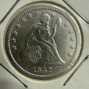 25 Centavos Dólar 1842 Plata 0.900 | EEUU