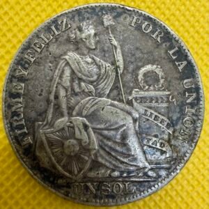 Un Sol República Peruana Lima 1934 Plata 0.500 | Perú