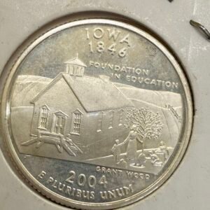 Cuarto de Dólar 2004-S Plata 0.900 Proof IOWA