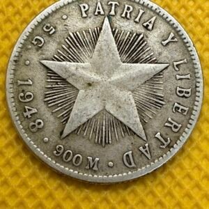 20 Centavos 1948 Plata 0.900 | Cuba