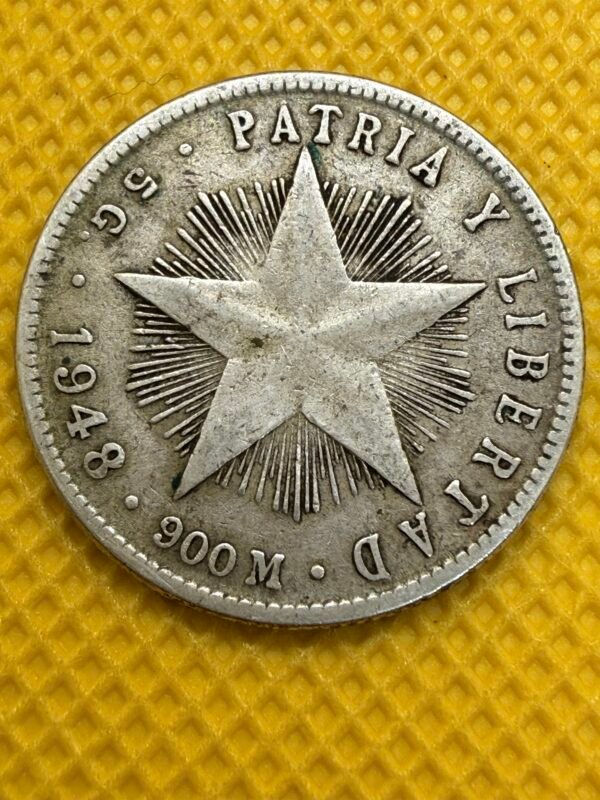 20 Centavos 1948 Plata 0.900 | Cuba