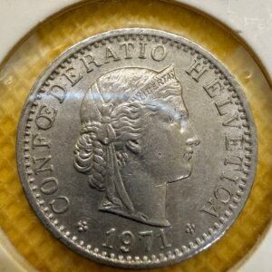 20 Francos Suizos “Rappen” 1971 | Suiza