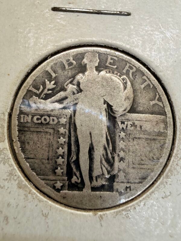 25 Centavos Libertad Parado Plata 0.900 | Usa