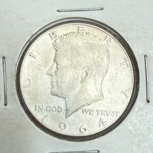 50 Centavos Dólar 1964 Kennedy Plata 0.900 JFK | Estados Unidos