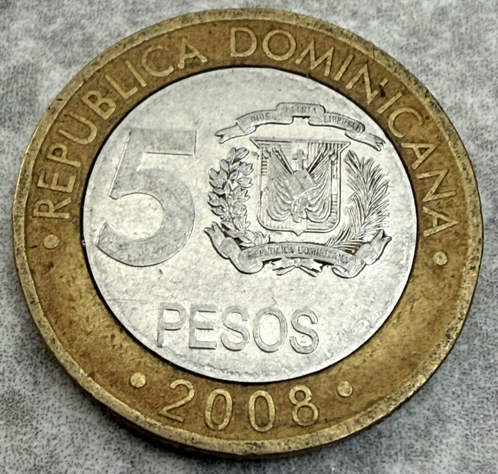 Inicio TodoPrecio.com 57 5 Pesos Dominicanos 2008 | Moneda República Dominicana