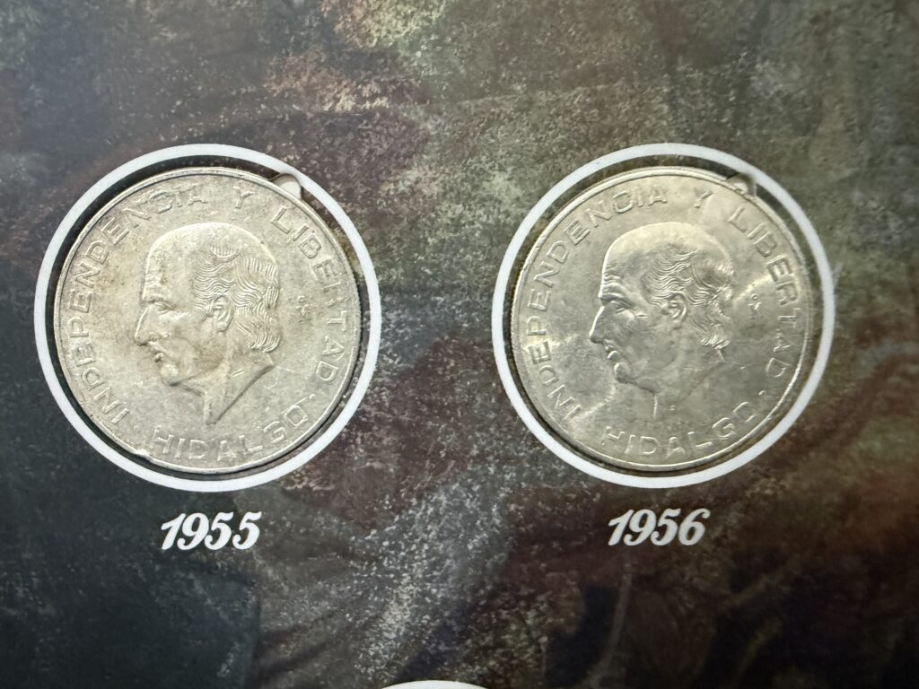 Inicio TodoPrecio.com 55 Colección Completa 10 Pesos Hidalgo Grande Plata 0.900 1955 y 1956