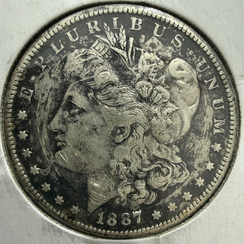 Inicio TodoPrecio.com 53 Dólar Morgan 1887-S Plata .900 Escasa | USA