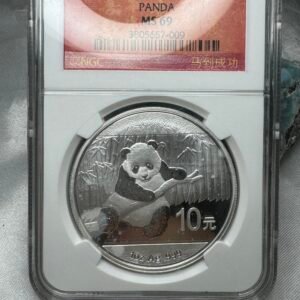 Oz Panda 2014 Plata .999 NGC MS69 | China
