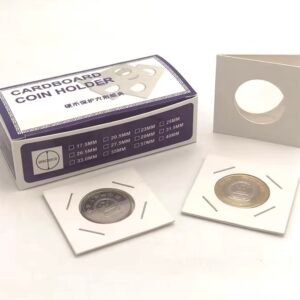 Paquete de 50 Protectores de Monedas de cartón 40mm