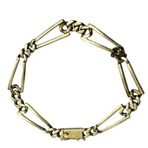 Pulsera de oro 14k 22cm trenzado especial