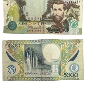 Billete de 5000 Pesos 2012 | Colombia