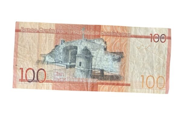 Billete 100 Pesos Dominicanos 2022 Caribe | República Dominicana - Image 2