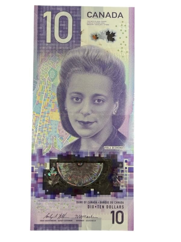 Billete Ganador #1 Año 2018 $10 Dólares Canadienses Ottawa | Canadá