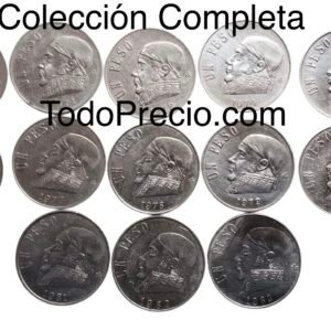 Colección Completa Un Peso Morelos 1970-1983