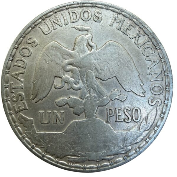 Peso 1910 Plata .903 | Libertad a Caballo Centenario de la Independencia - Image 2