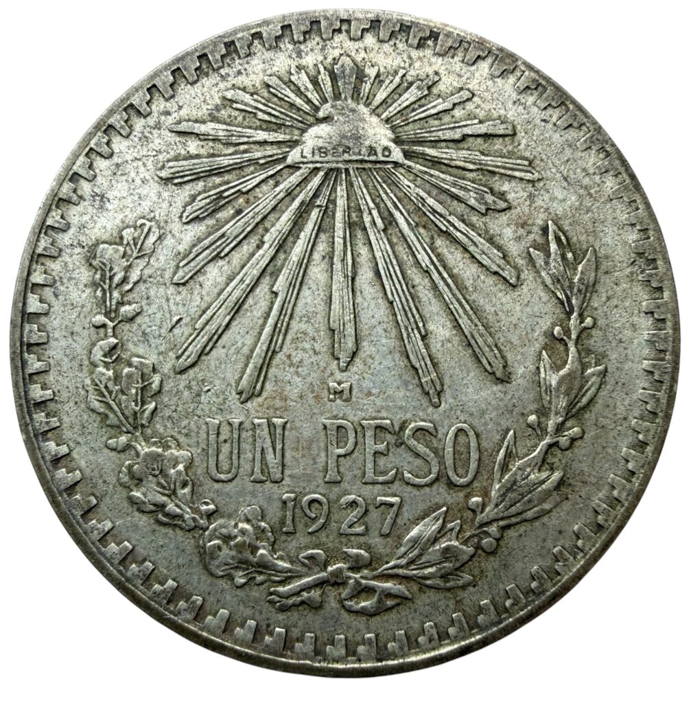 Inicio TodoPrecio.com 36 Un Peso Resplandor 1927 Plata .720 | Fecha Escasa