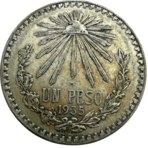 Peso Resplandor 1935 Plata .0720 | Fecha Escasa